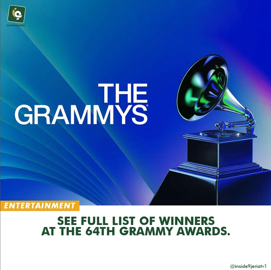 Check Out The Full List Of Winners At The Grammy Awards