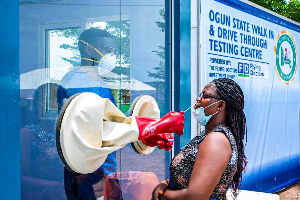The Ogun state government has commenced Walk-in and Drive-through tests ...