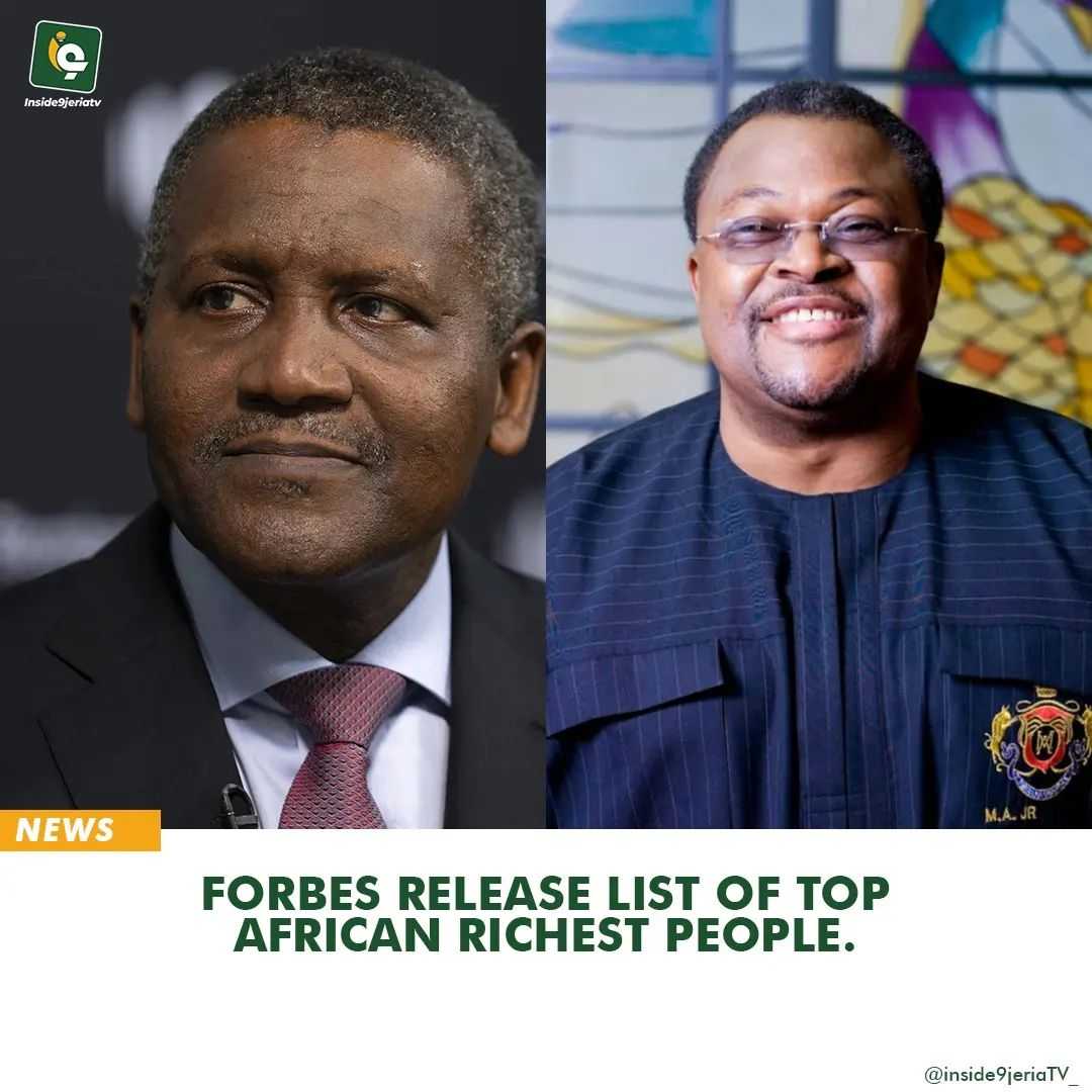 Forbes Release List Of Top African Richest People Inside9jeriaTV