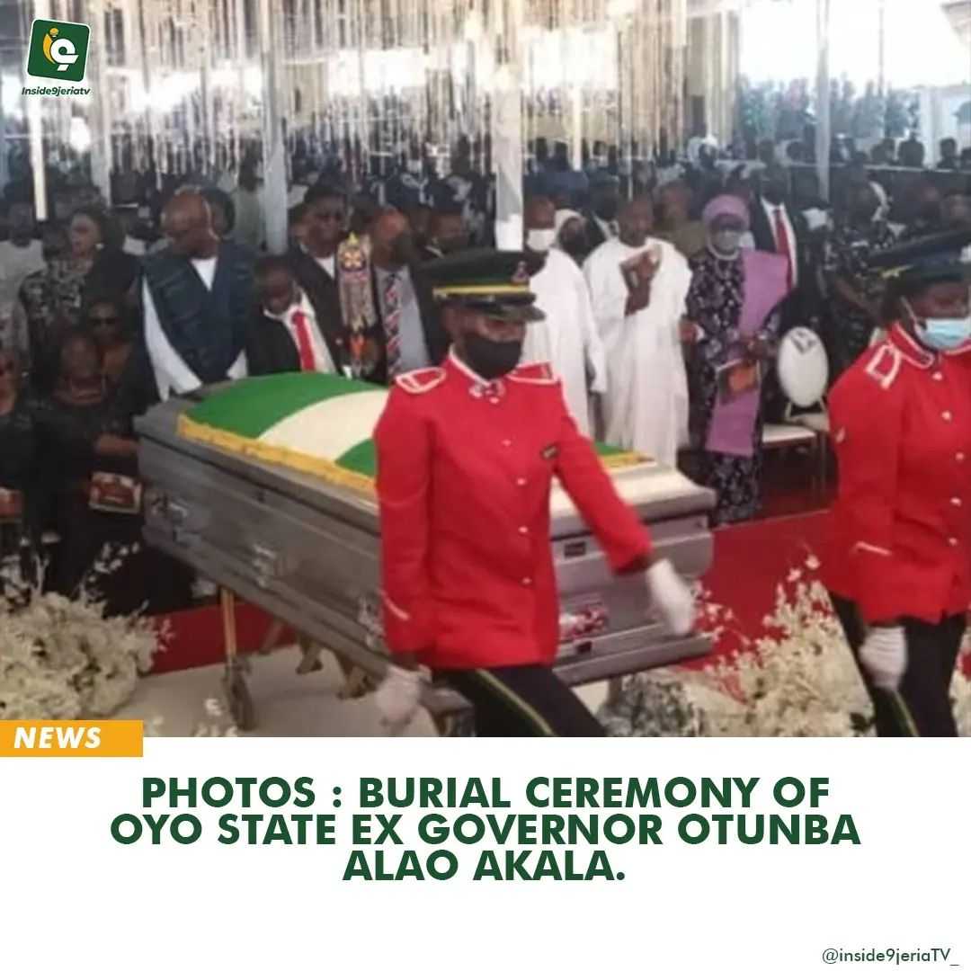 PHOTOS/VIDEO: Burial Ceremony Of Oyo State Ex Governor Otunba Alao ...