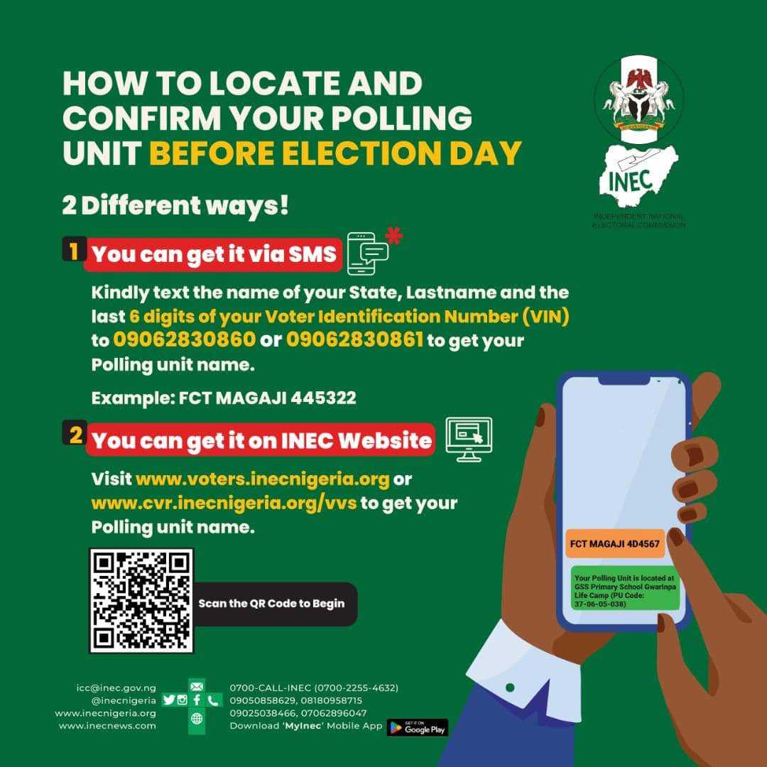 2023 Elections How To Locate Your Polling Unit